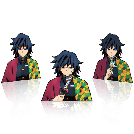 ستيكر 3D متحرك - توميوكا غيو من أنمي قاتل الشياطين