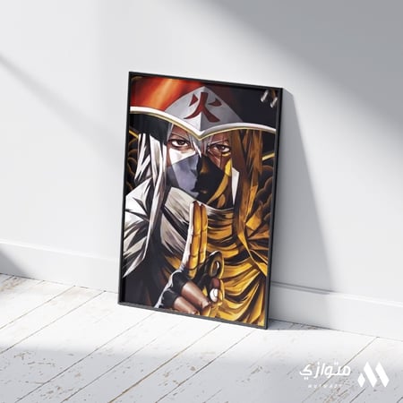 بوستر أنمي 3D متحرك - الهوكاجي السادس كاكاشي من أنمي ناروتو