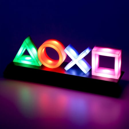 PlayStation icons lights