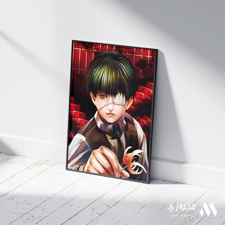 بوستر أنمي 3D متحرك - كانيكي من طوكيو غول