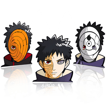 ستيكر 3D متحرك - أوبيتو أوتشيها من أنمي ناروتو