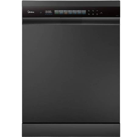 ميديا غسالة صحون 15 مكان، 9 برامج، سرعة تيربو، اسود - WQP15WU7633GURBS