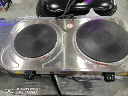 لوازم موقد كهربائي بلوحي تسخين 1000واط و 1500 واط - K50080