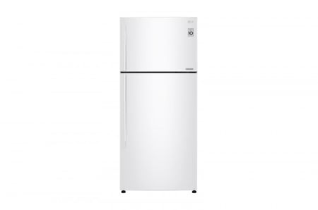 ال جي ثلاجة 2 باب 20.9 قدم مع فريزر علوي ابيض -LT22CBBWLN