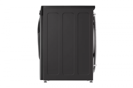 ال جي غسالة تعبئة أمامية، غسيل 12 كيلو، تجفيف 8 كيلو، استيل اسود -WSV1208BST