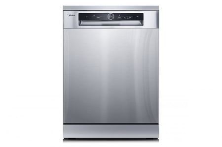 ميديا غسالة صحون 15 مكان, 8 برامج, فضي - WQP15U7635S