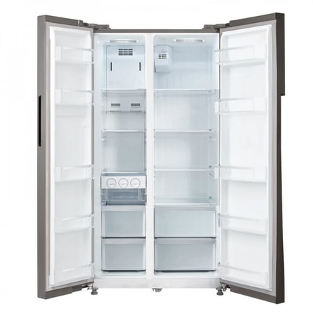 ميديا ثلاجة ببابين متقابلين 18 قدم مكعب فضي MDRS710FGU50D