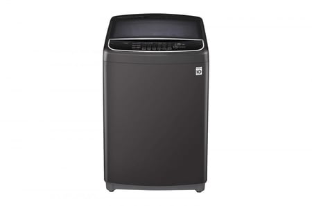 (LG غسالة اتوماتيك 14 ك فتحة علويه مع تنشيف 75% اسود) - WTS14HHDK