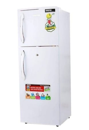 جيباس ثلاجة بابين 7.1 قدم، 200 لتر، ابيض - GRF2809WXN