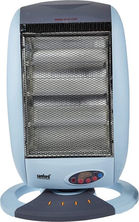 سانفورد مدفأة هالوجين للغرفة بقدرة 1200 وات 1200 وات SF1252RH BS رمادي