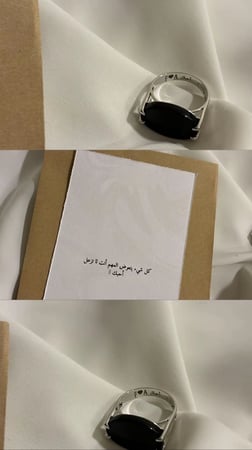 خاتم ملكي فضه رجالي