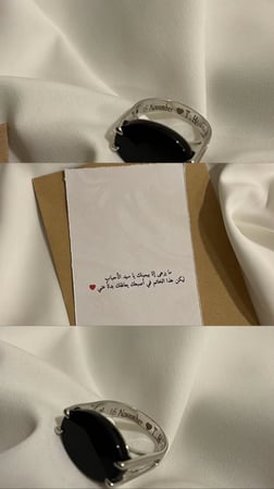 خاتم ملكي فضه رجالي