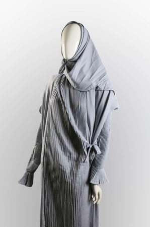 شرشف صلاة فاخر بلون رصاصي متجر مصحف