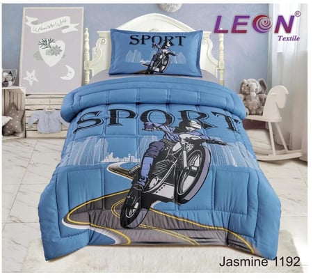 جدد غرفة نومك مع طقم مفرش سرير نفرين من منازل الياسمين