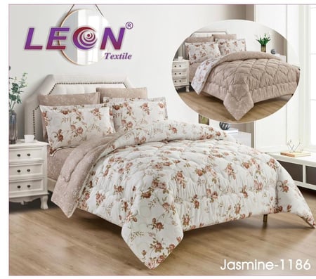 مفرش مايكروفايبر ناعم وفاخر منازل الياسمين شحن سريع عرض سريع