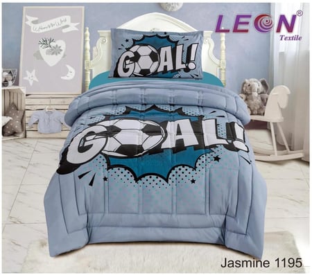 جدد غرفة نومك مع طقم مفرش سرير نفرين من منازل الياسمين