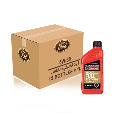 زيت محرك فورد 5W30 تخليقي بالكامل إماراتي كرتون 12 لتر