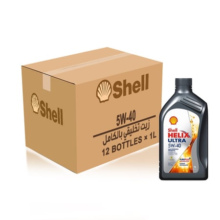 صورة كرتون زيت شل هيلكس 5W40 زيت معتمد