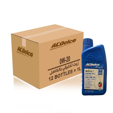 صورة كرتون زيت اسي ديلكو 0w20 اماراتي لأداء محرك ممتاز وحماية طويلة