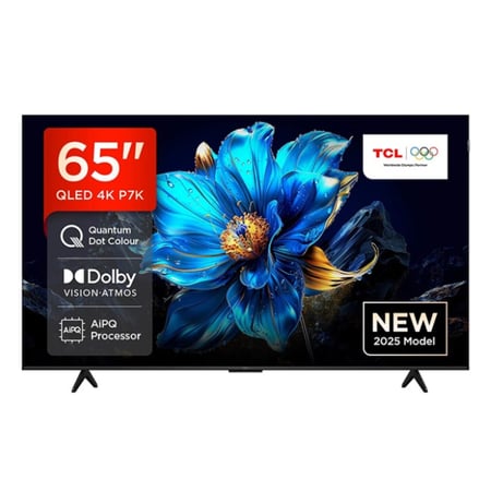 شاشة TCL كيو ليد 65 بوصة 4K Google TV – موديل 65P7K