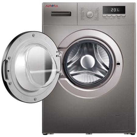 ارو غسالة اتوماتيك - 7 كيلو - تحميل امامي - فضي - AR-08FWTS