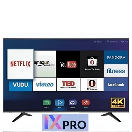 شاشة IX PRO A13 الذكية 50 بوصة بدقة 4K بنظام Android 13 – موديل IX PRODVBT2