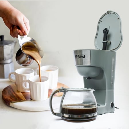 محضر قهوة تكنوبست رمادي 1.25 لتر BCM-002