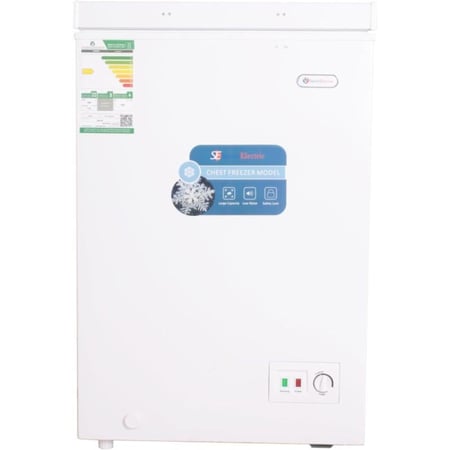 سمارت الكتريك فريزر مسطح - 100 ليتر - 3.5 قدم - أبيض - SME100F