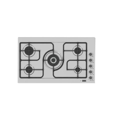 جي ال جنرال فرن مسطح بلت ان - جنرال 60×90 سم - 5 شعلات - فضي - ST008