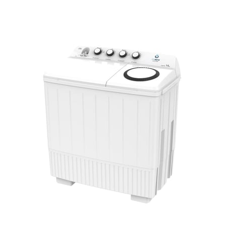 بروماتيك غسالة حوضين تحميل علوي - 14 كغ - أبيض - NWT - 014