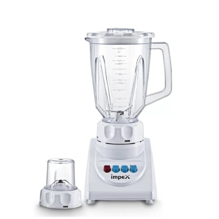 امبيكس خلاط 2 في 1 - 1.5 ليتر - 400 واط - أبيض - BL 3501