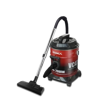 امبيكس مكنسة كهربائية متعددة الاستخدام - 2000 واط - 18 ليتر - أسود وأحمر - VC4701