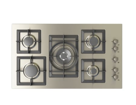كتشن لاين سطح غاز إيطالي 5 عين مع مفاتيح  شبك ثقيل منفصل - J5020