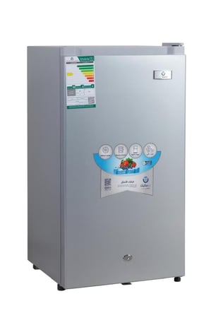 ثلاجة بروماتيك باب واحد 3 قدم مكعب - 84 ليتر - فضي - NDR - 90L