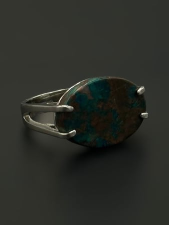 معتق | خاتم ملكي مقبض فضه عيار 925 - تيفاني معتق