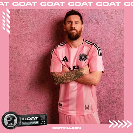 تيشيرت انتر ميامي الأساسي مع طباعة (ميسي) 2025