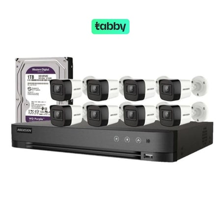 منظومة كاميرة انالوج 5 ميجا - ٨ كاميرات