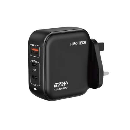 شاحن منزلي 67W GaN3 PRO من HIBO TECH