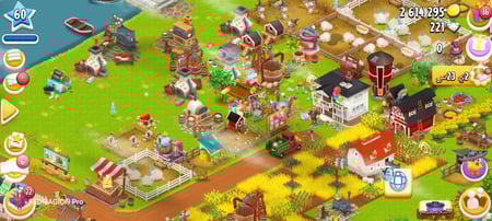 مزرعة هاي داي لفل 60 + 2 مليون كوينز