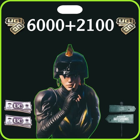 شدات ببجي 8100 شدة على ايديك