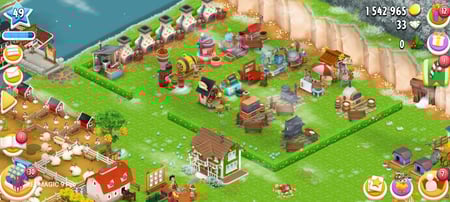 مزرعة هاي داي لفل 49 + تصميم مميز