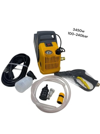 مضخة واشقان 3450 واط تحكم بالبار 100-240 بار ماركةINTIMAX الصناعة الصين طول اللي 8 أمتار ضمان تشغيل