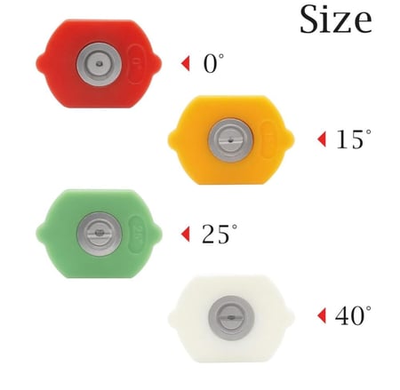 4 قطع تركب على مسدس مضخة غسيل