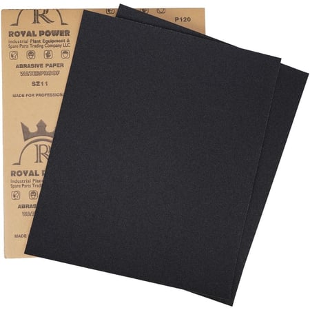 ورق صنفرة (100 ورقة) Royal Power Professional Abrasive Paper, P100, 230 x 280mm