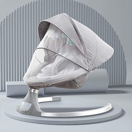 حامل كهربائي بسرير هزاز للطفل البيبي من ال اكس اتش اف اف