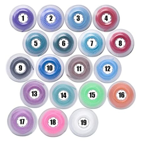 لون تقويم متصل-ortho colorful rubber