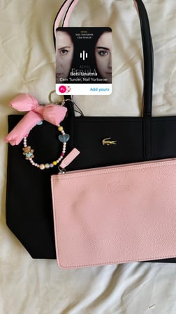 لاكوست دبل فيس وردي مقاس مديم