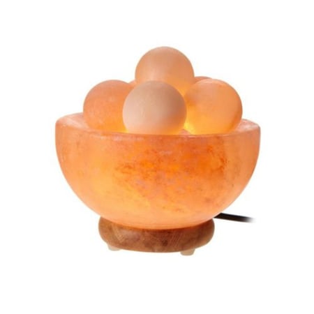 أبجورة ملح الهيمالايا الكرات المضيئة