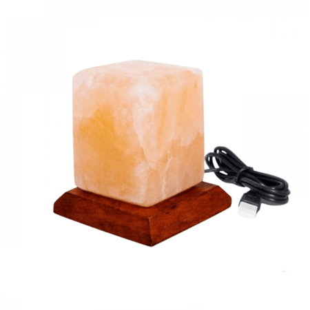 مصباح ملح الهمالايا شكل المربع  USB