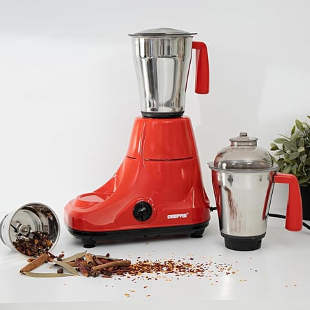 خلاط ومطحنة جيباس المطورة 3 في 1 بقوة 750 واط صناعة هندي – رفيقك المثالي في المطبخ